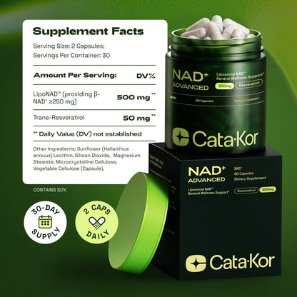 ViraVita NAD with Resveratrol and Quercetin Capsules